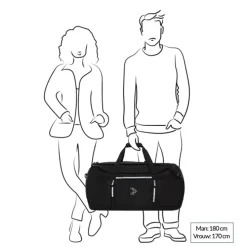 Travelbags The Base Duffle Backpack L black