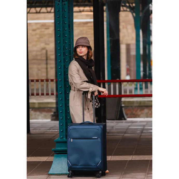 Travelbags The Base Soft Trolley 68 dark blue