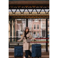 Travelbags The Base Soft Trolley 79 dark blue