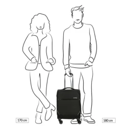 Travelbags The Base Soft Trolley S black