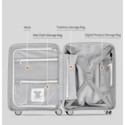 Travelbags The Lina Trolley S white