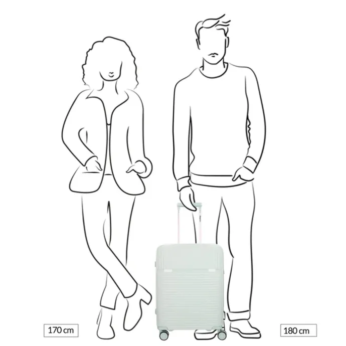 Travelbags The Lina Trolley S pastel green