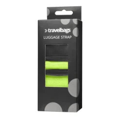 Travelbags Travel Accessories Luggage Strap lime green