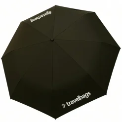 Travelbags Travel Accessories Logo Umbrella black