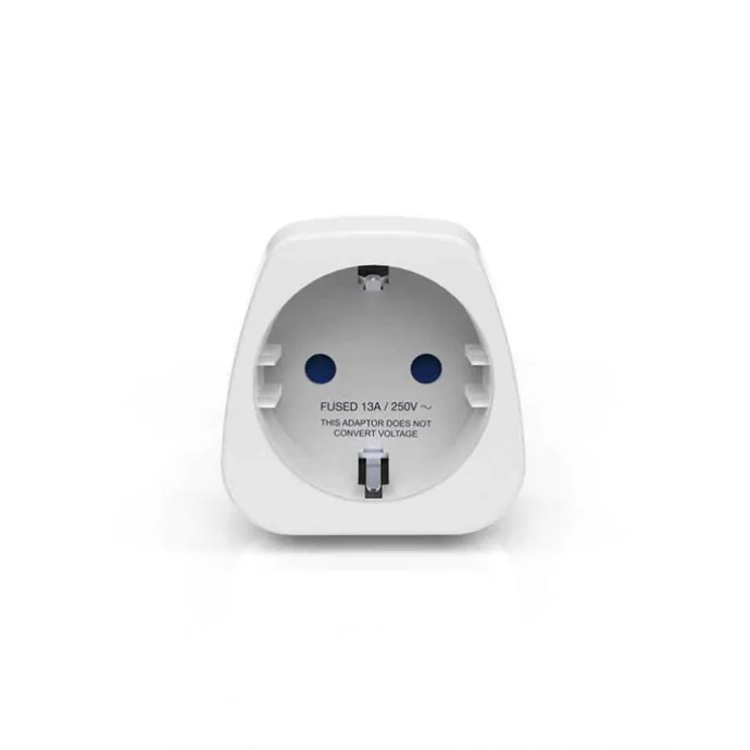 TravelBlue Travel Adaptor Europe to USA white