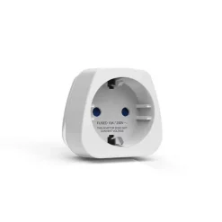 TravelBlue Travel Adaptor Europe to USA white