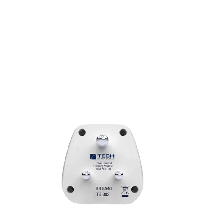 TravelBlue Travel Adaptor Europe to India white