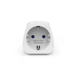 TravelBlue Travel Adaptor Europe to India white