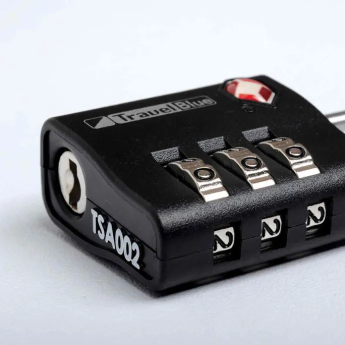TravelBlue 2x TSA Combi Lock Set black