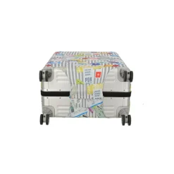 Travelite Accessoires Kofferhoes L tickets on blue/white