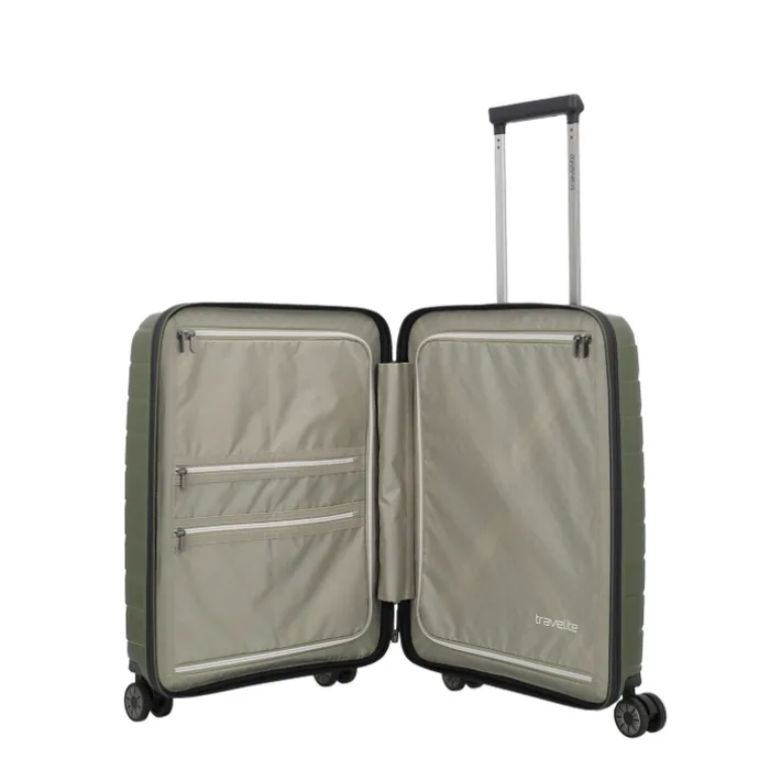 Travelite Air Base 4 Wheel Cabin Trolley olive