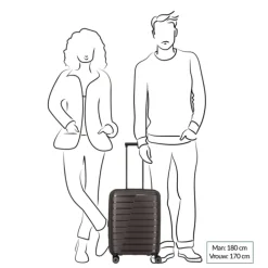 Travelite Air Base 4 Wheel Cabin Trolley Expandable coffee