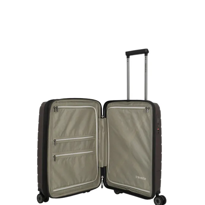 Travelite Air Base 4 Wheel Cabin Trolley Expandable coffee