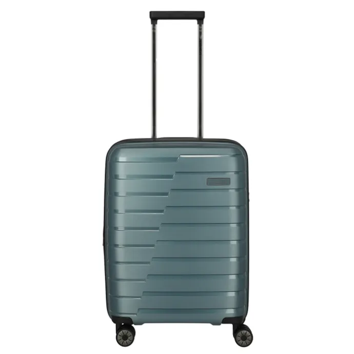 Travelite Air Base 4 Wheel Cabin Trolley Expandable iceblue metallic