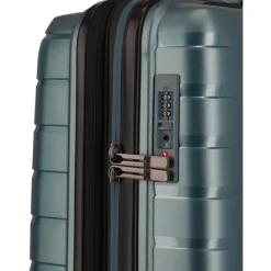 Travelite Air Base 4 Wheel Cabin Trolley Expandable iceblue metallic