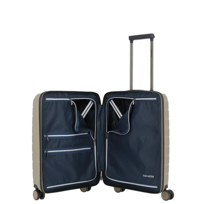 Travelite Air Base 4 Wiel Trolley S champagne metallic