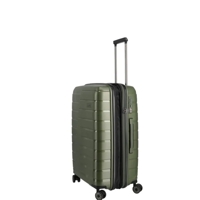 Travelite Air Base 4 Wiel Trolley M Expandable olive