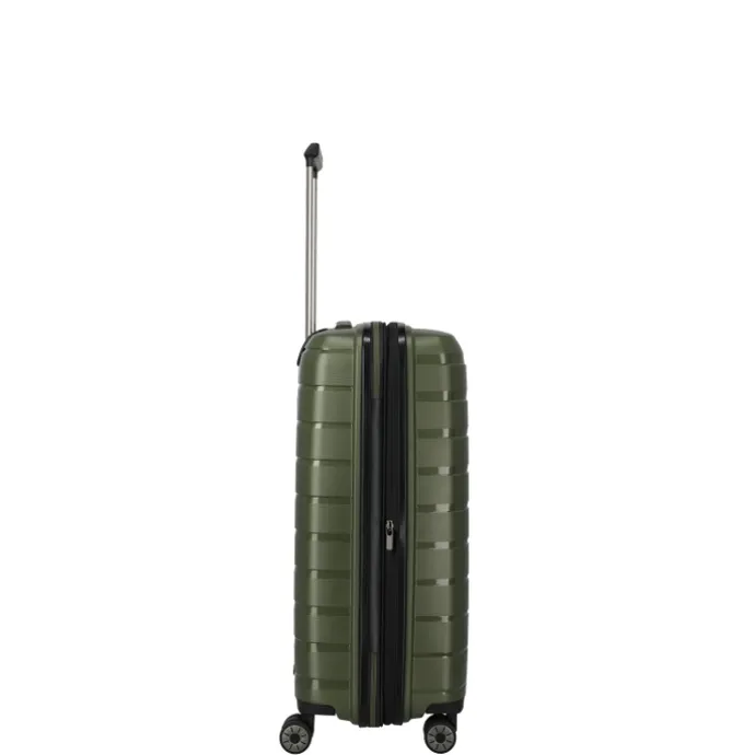 Travelite Air Base 4 Wiel Trolley M Expandable olive