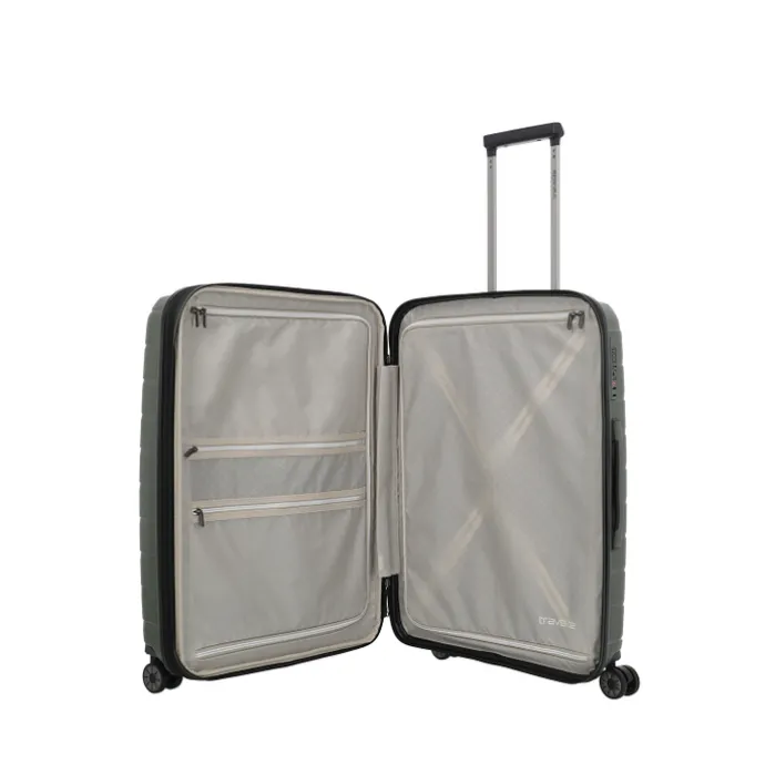 Travelite Air Base 4 Wiel Trolley M Expandable olive