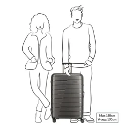 Travelite Air Base 4 Wiel Trolley L lila
