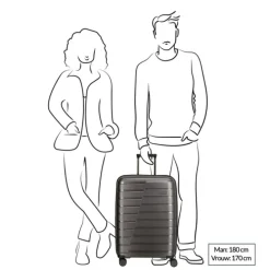 Travelite Air Base 4 Wiel Trolley M Expandable lila