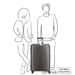 Travelite Air Base 4 Wiel Trolley L anthracite