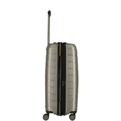 Travelite Air Base 4 Wiel Trolley M Expandable champagne metallic