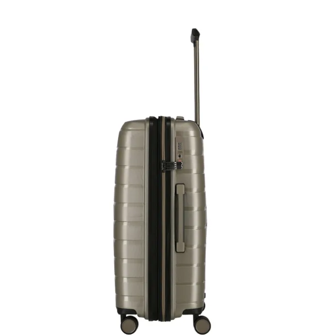 Travelite Air Base 4 Wiel Trolley M Expandable champagne metallic