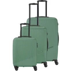 Travelite Bali 4 Wiel Trolley L green