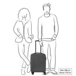Travelite Bali 4 Wiel Trolley S anthracite