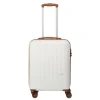 Travelite Bali 4 Wiel Trolley S white/cognac