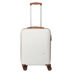Travelite Bali 4 Wiel Trolley S white/cognac