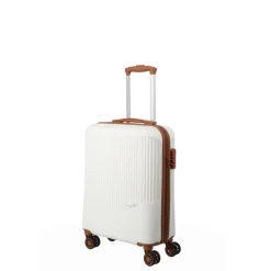 Travelite Bali 4 Wiel Trolley S white/cognac