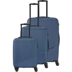 Travelite Bali 4 Wiel Trolley S blue
