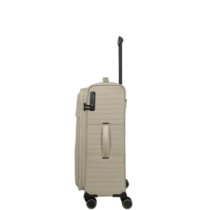 Travelite Barbara Stepp 4 Wheel Trolley M champagner