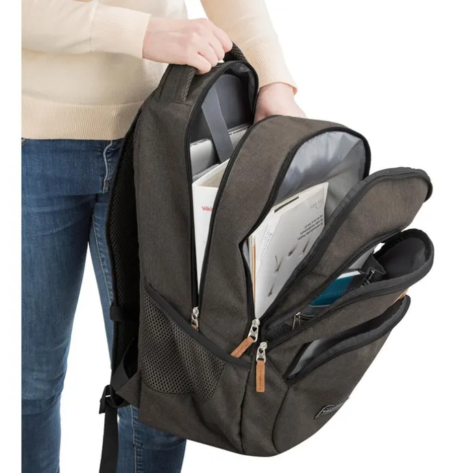 Travelite Basics Backpack Melange navy/grey