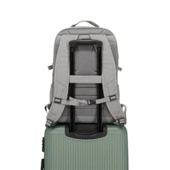 Travelite Basics Backpack Water-repellent light grey