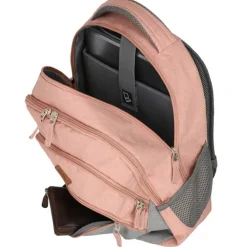 Travelite Basics Backpack Melange rose/grey