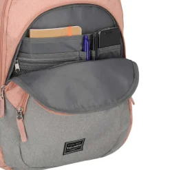 Travelite Basics Backpack Melange rose/grey