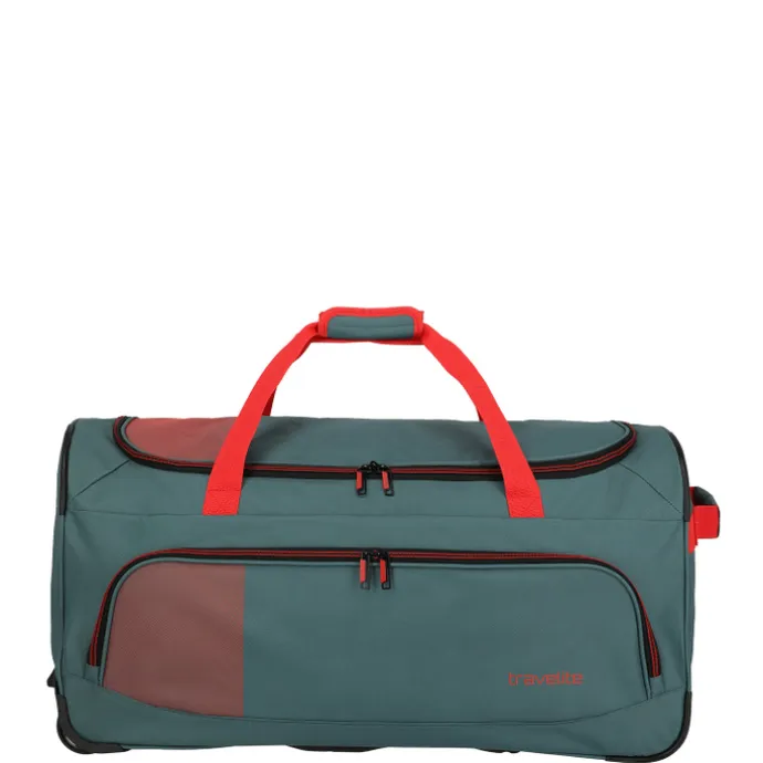 Travelite Basics Fresh Wheeled Duffle green/orange