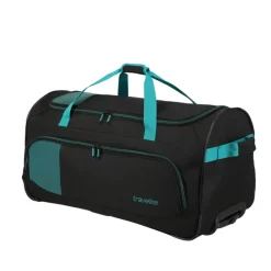 Travelite Basics Fresh Wheeled Duffle black/petrol