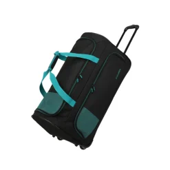 Travelite Basics Fresh Wheeled Duffle black/petrol