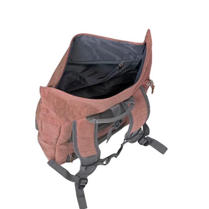 Travelite Basics Rollup Backpack rose/grey