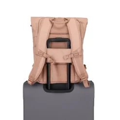 Travelite Basics Rollup Backpack rosé