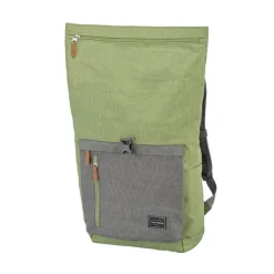 Travelite Basics Rollup Backpack green/grey