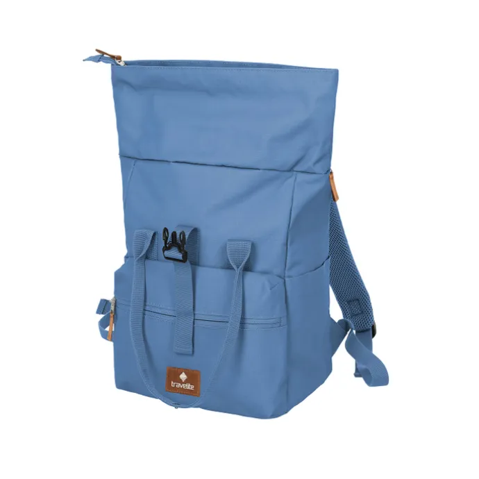 Travelite Basics Short Handle Rollup denim