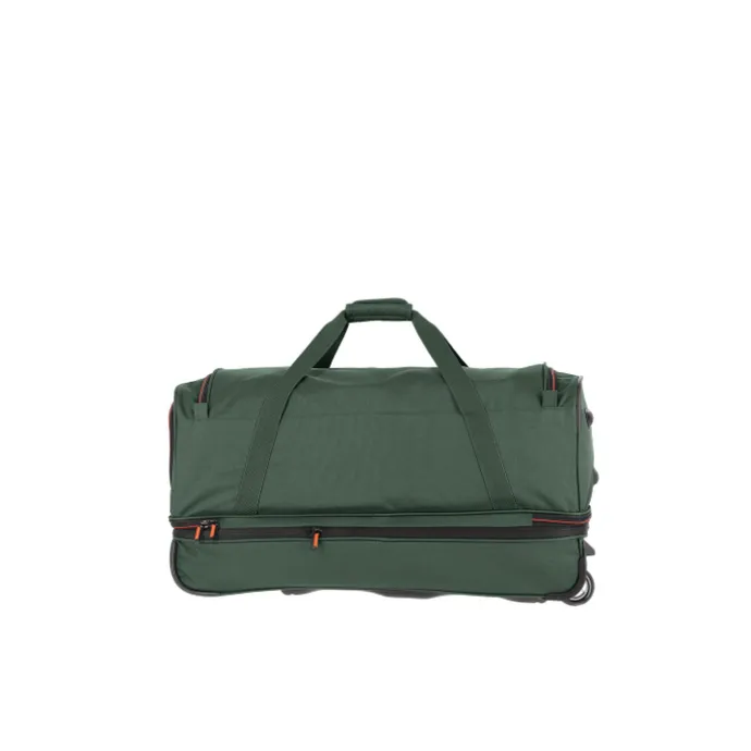 Travelite Basics Wheeled Duffle 70 Expandable dark green