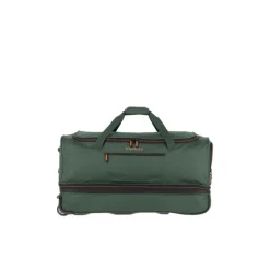 Travelite Basics Wheeled Duffle 70 Expandable dark green