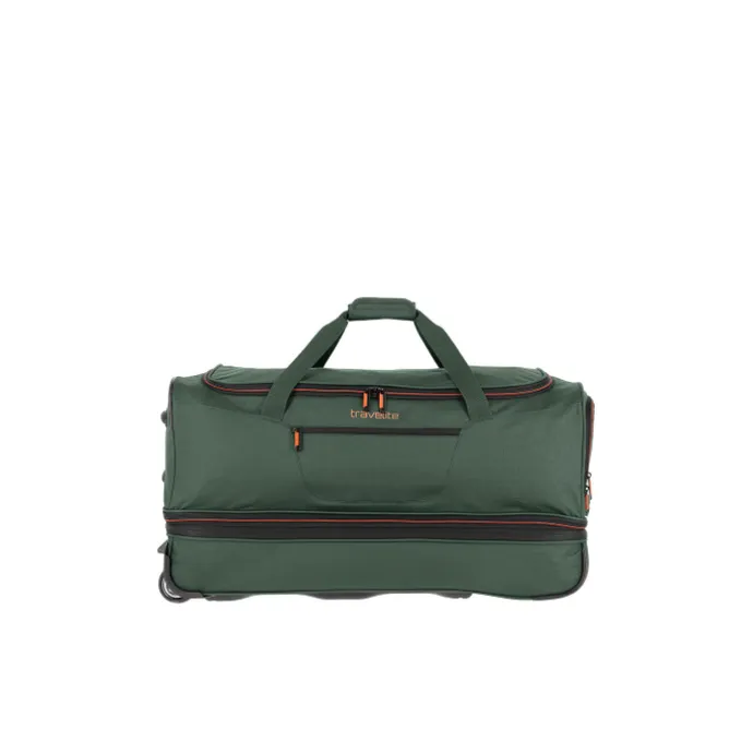 Travelite Basics Wheeled Duffle 70 Expandable dark green