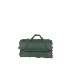 Travelite Basics Wheeled Duffle 55 Expandable dark green